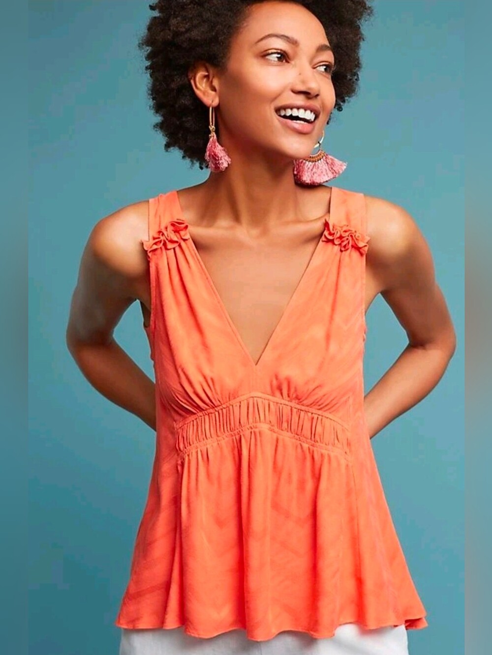 ❤ ANTHROPOLOGIE MAEVE BRETTA TANK TOP, SMALL